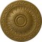 Ekena Millwork Lunel Ceiling Medallion (Fits Canopies up to 3 3/4"), Hand-Painted Gold, 20 1/4"OD x 1 1/2"P CM20LUGLS - alternate 1